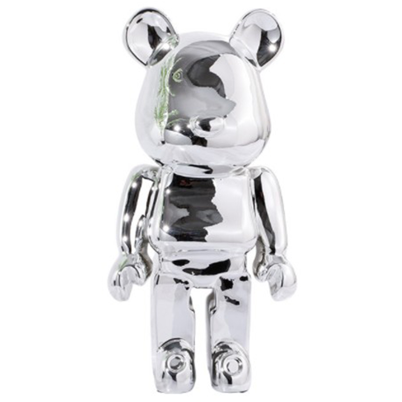 Статуэтка Bearbrick Silver Серебряный в Сочи | Loft Concept 