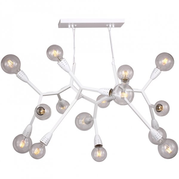 Люстра Polygon Chandelier 15 White Белый в Сочи | Loft Concept 