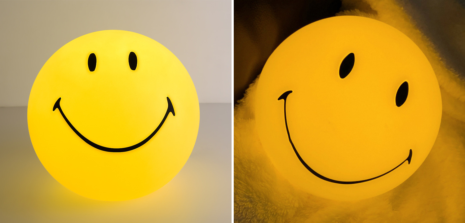 Настольная лампа-Ночник Веселый Смайлик Harvey Ross Ball Table Lamp - фото