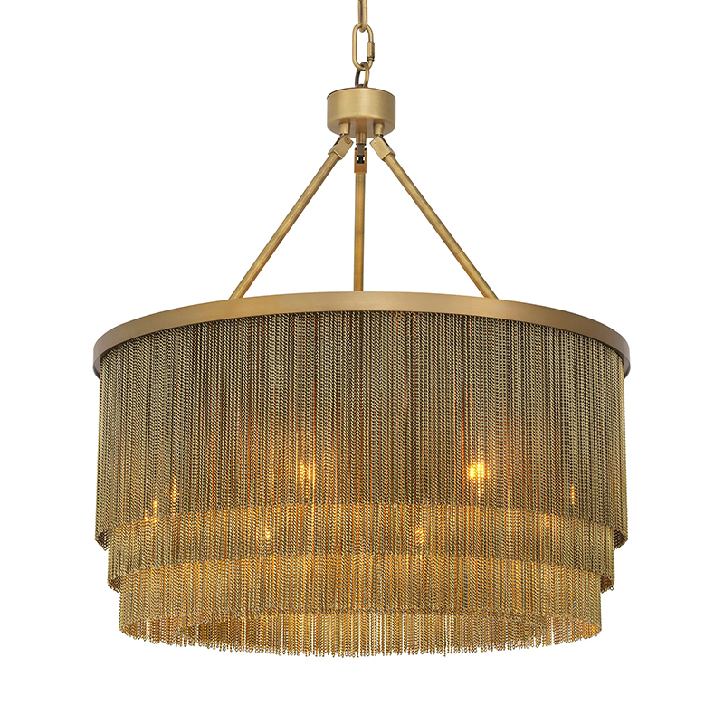 Люстра Eichholtz Chandelier Tissot S Brass Латунь в Сочи | Loft Concept 