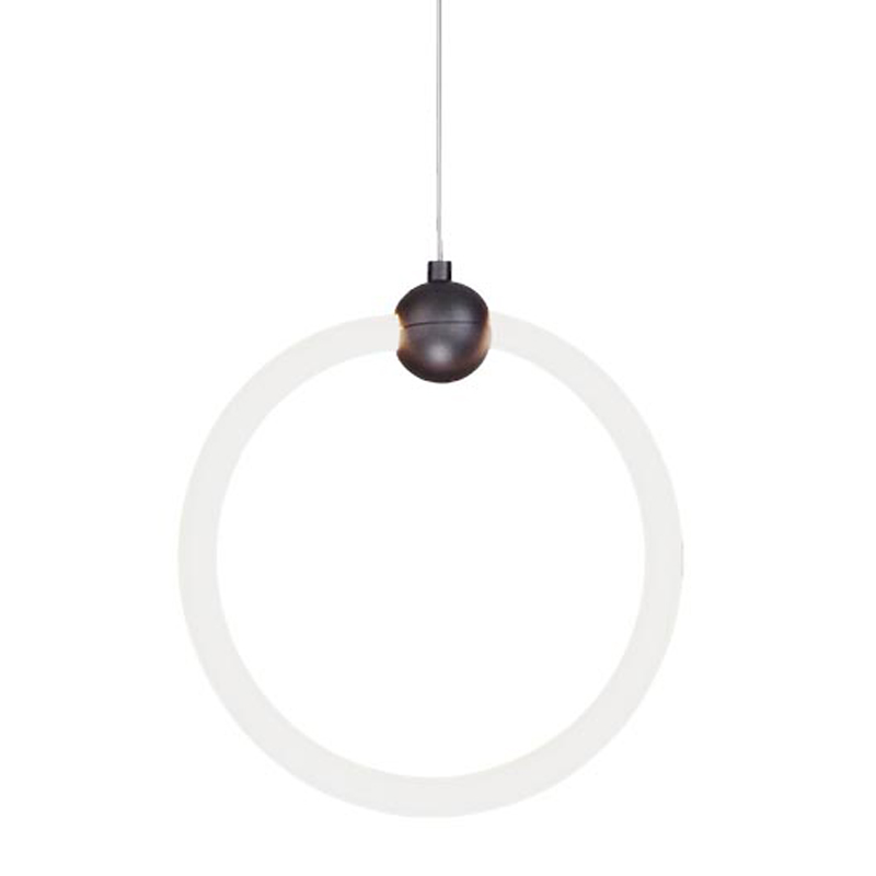 Подвесной светильник RING LIGHT Black Черный Белый в Сочи | Loft Concept 