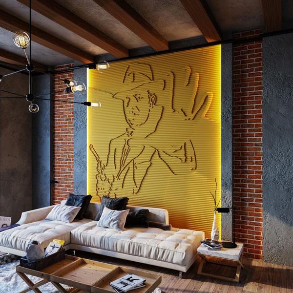 Барельеф AL CAPONE  в Сочи | Loft Concept 