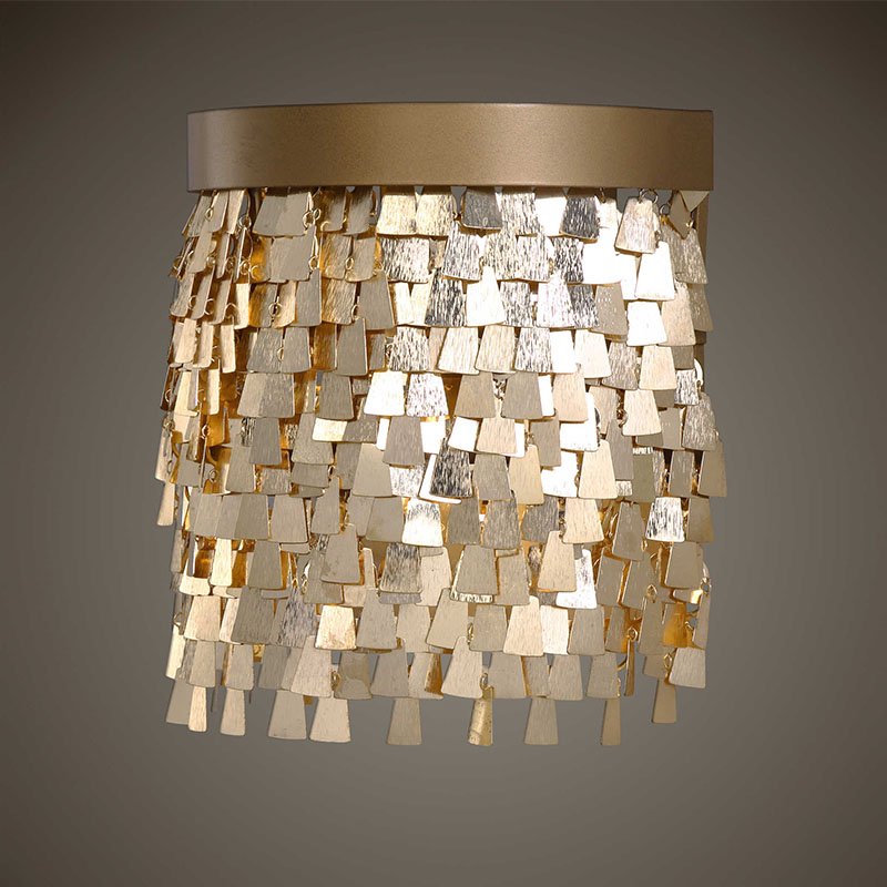 Бра Uttermost Lamps Tillie Wall Lamp Золотой в Сочи | Loft Concept 