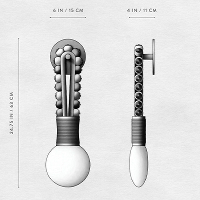 Бра TALISMAN LOOP SCONCE по дизайну студии Apparatus в Сочи