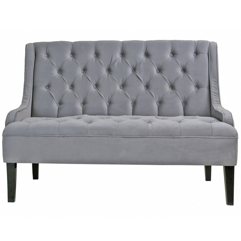 Диван Folket Sofa velour gray Серый (Gray) в Сочи | Loft Concept 