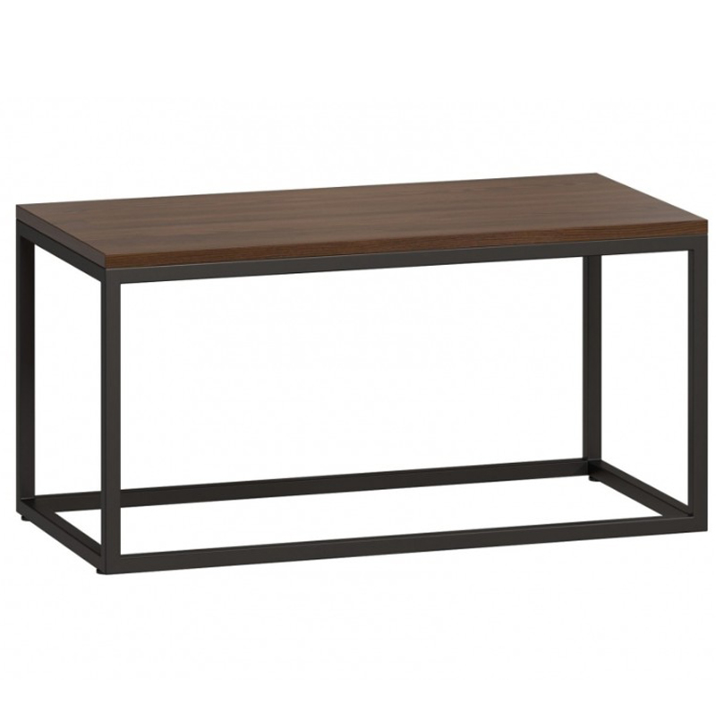 Кофейный стол Industrial Oak Philomel Coffee Table Коричневый Черный в Сочи | Loft Concept 