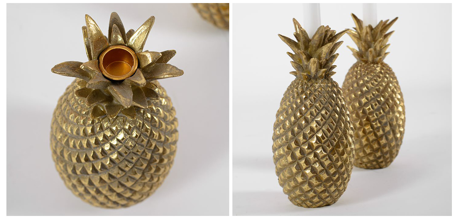 Подсвечник Золотой Ананас - фото №1
