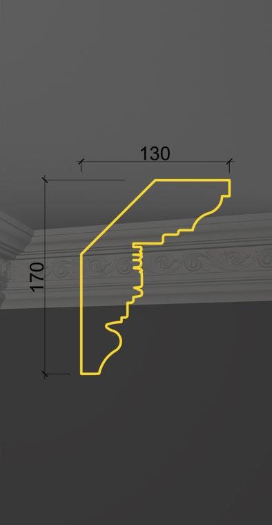 Карниз с орнаментом KO-10 в Сочи