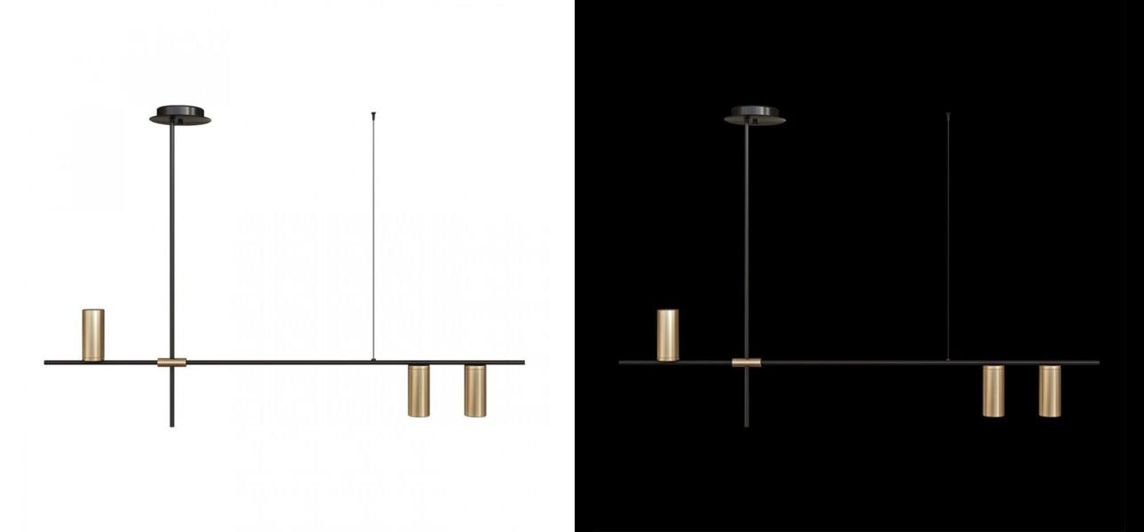 Подвесной светильник TRIBES LINEAR PENDANT 3 плафона - фото №1