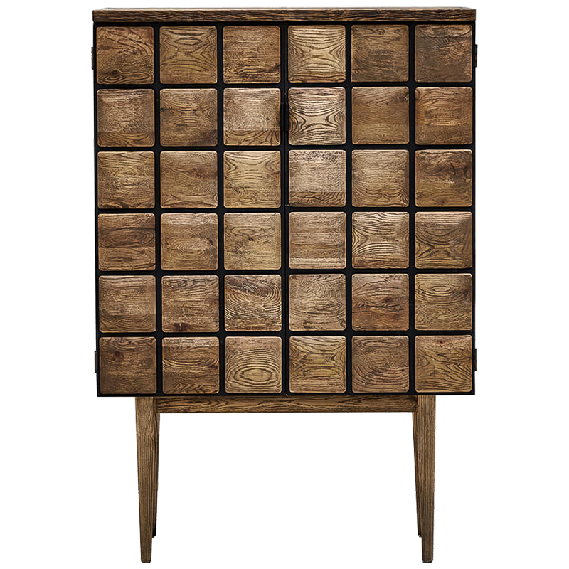 Комод из дуба с 2-мя дверцами Nakain chest of drawers Коричневый в Сочи | Loft Concept 