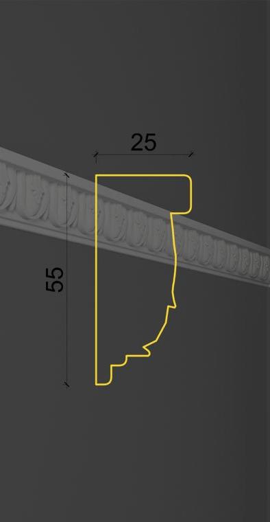 Молдинг с орнаментом MO-14 в Сочи