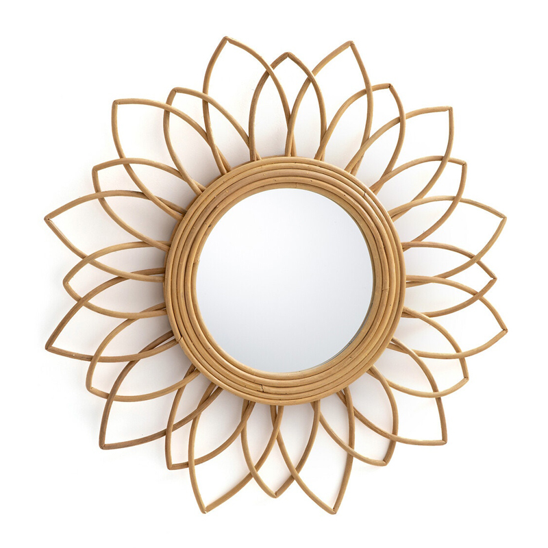 Зеркало Mirror Rattan Flower II  в Сочи | Loft Concept 