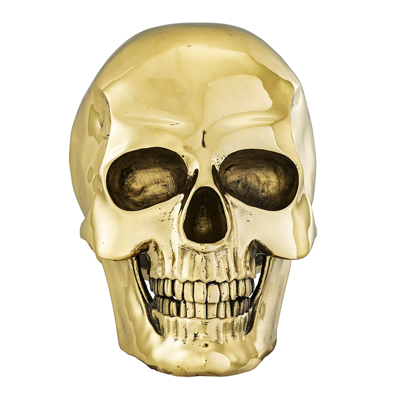 Аксессуар на стену Philipp Plein Gold Skull Wall element Золотой в Сочи | Loft Concept 