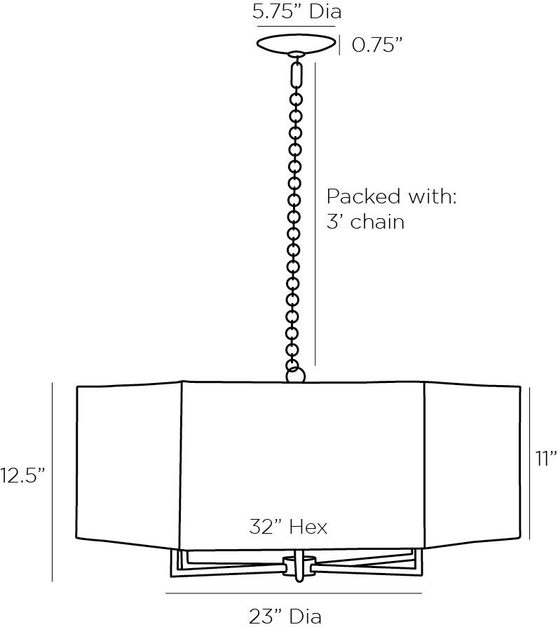 Люстра Arteriors OXFORD CHANDELIER в Сочи