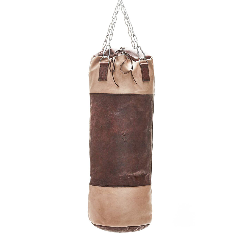 Боксерская груша BROWN LEATHER HEAVY PUNCHING BAG Коричневый Бежевый в Сочи | Loft Concept 