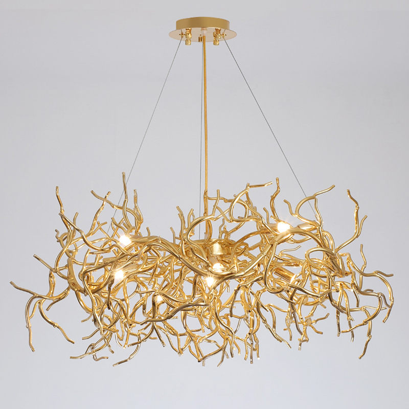 Люстра Felicite Gold Branches Chandelier Золотой в Сочи | Loft Concept 