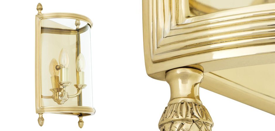 Бра Wall Lamp Lennon M Brass - Loft-Concept в Сочи