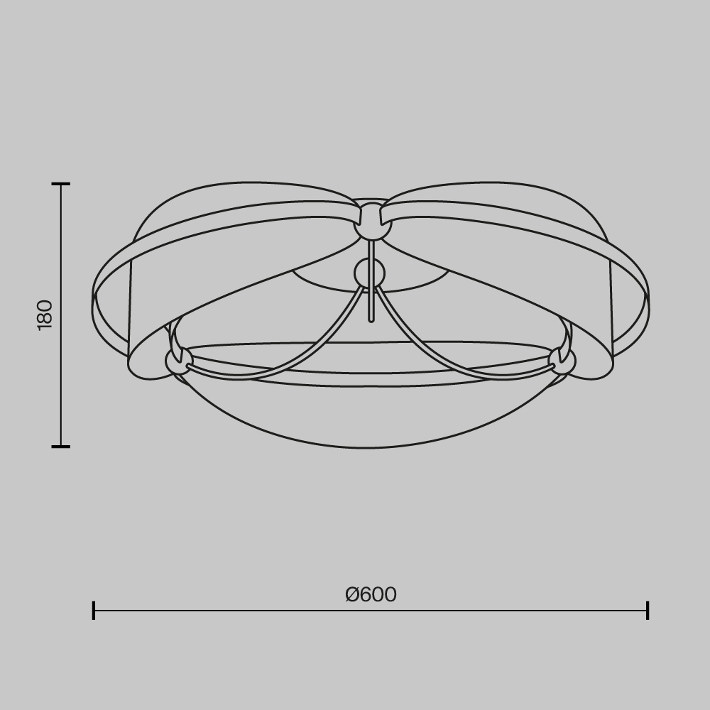 Потолочный светильник Breeze 3000К 45Вт в Сочи