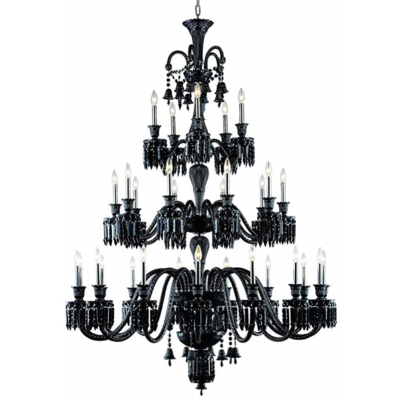 Люстра BACCARAT Zenith Midnight Chandelier 35 Черный в Сочи | Loft Concept 