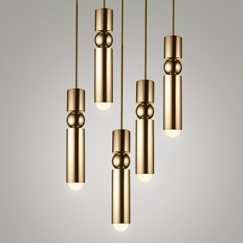 Подвесной светильник Fulcrum by Lee Broom Brass Латунь в Сочи | Loft Concept 