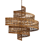 Люстра фактурная в виде спирали Enveloping Art варинант исполнения - 1 | Loft Concept в Сочи