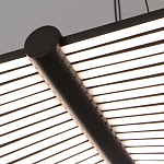 Люстра в виде распахнутых крыльев из тонких металлических планок Flight of Freedom варинант исполнения - 11 | Loft Concept в Сочи