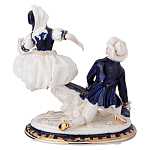 Статуэтка фарфоровая Влюбленная пара Charming Statuette варинант исполнения - 2 | Loft Concept в Сочи