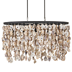 Люстра овальная с подвесками из устричных раковин Sea Ravens варинант исполнения - 3 | Loft Concept в Сочи