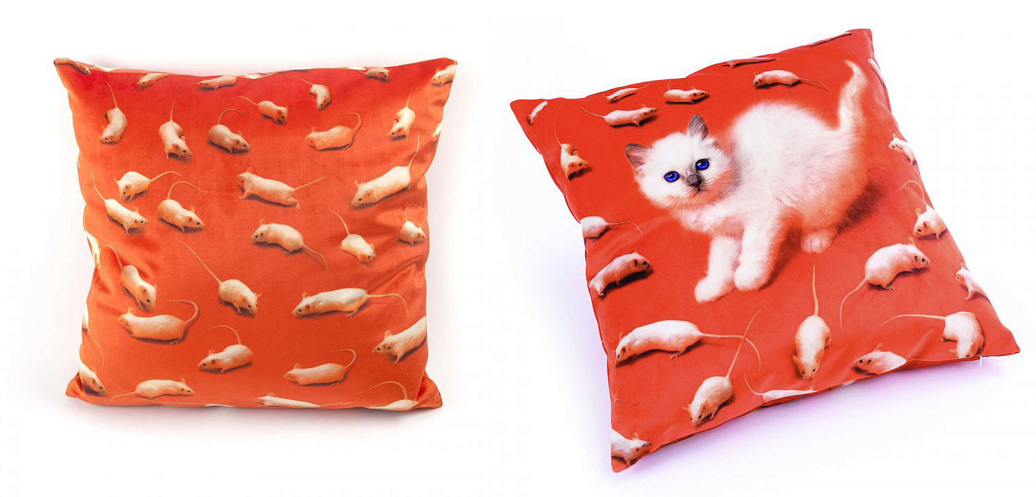Подушка Seletti Cushion Kitten Подушка Seletti Cushion Kitten - Loft-Concept в Сочи