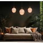 Подвесной светильник светодиодный с плафоном сферической формы Stone Helios варинант исполнения - 1 | Loft Concept в Сочи