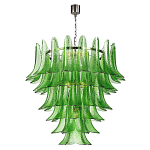 Люстра из семи ярусов зеленого стекла Independence варинант исполнения - 1 | Loft Concept в Сочи