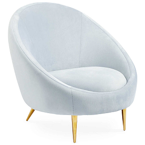 Кресло Jonathan Adler Ether Bergamo Ice Accent Chair
