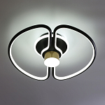 Потолочный светильник черного цвета круглой формы Luke Lampco Tracer Lamp варинант исполнения - 2 | Loft Concept в Сочи