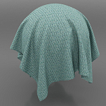 Мебельная ткань Шенилл бирюзовый цвет 142 см T4-61 варинант исполнения - 12 | Loft Concept в Сочи