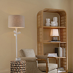 Настольная лампа с фигурным узором и трапециевидным абажуром Сonundrum варинант исполнения - 5 | Loft Concept в Сочи