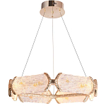 Люстра кольцевая с текстурным природным рисунком IceFlame варинант исполнения - 6 | Loft Concept в Сочи