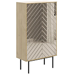 Шкаф с 2-мя зеркальными дверцами Serena Mirror Cabinet варинант исполнения - 1 | Loft Concept в Сочи