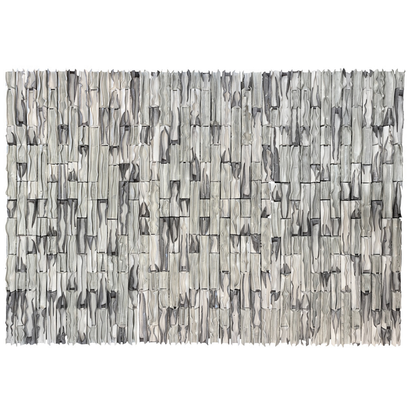 Объемное фактурное панно Metropolis in shades of grey Серый бетон в Сочи | Loft Concept 