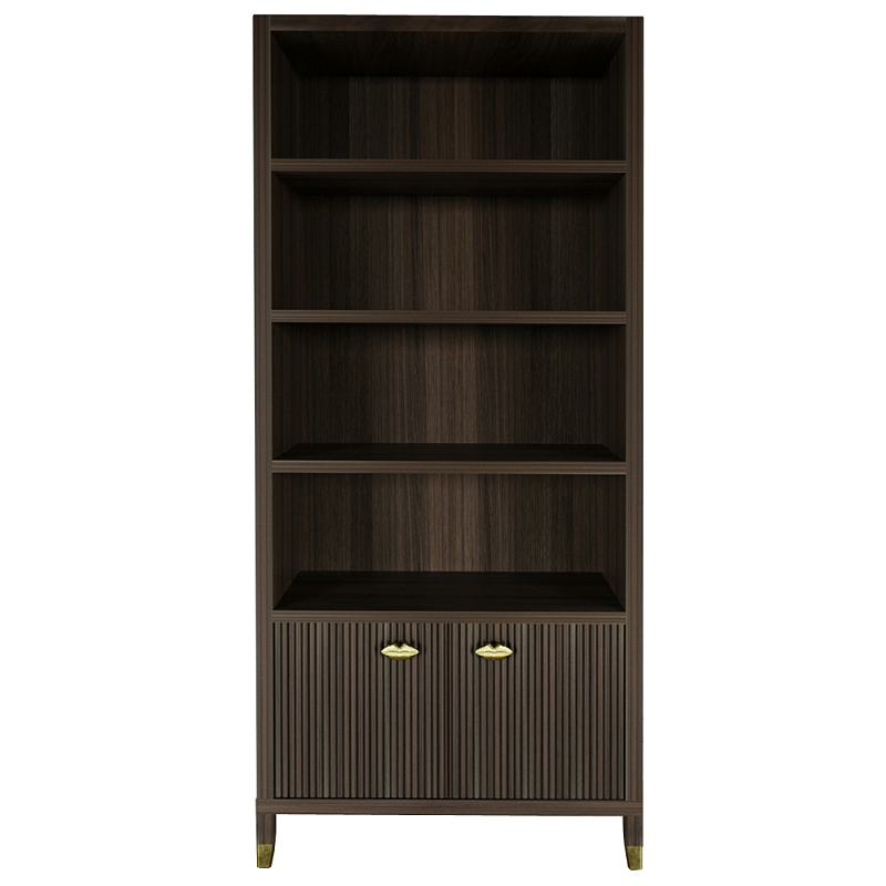 Книжный Стеллаж Elsa Dreams Walnut с задней стенкой Орех Золотой Книжный Стеллаж Elsa Dreams Walnut с задней стенкой Орех Золотой в Сочи | Loft Concept