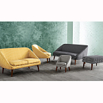 Кресло светло-бирюзовое с принтом Pauley Light Turquoise Armchair варинант исполнения - 7 | Loft Concept в Сочи