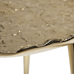 Столик журнальный металлический золотого цвета Modern Rethinking of Traditions варинант исполнения - 1 | Loft Concept в Сочи