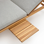 Садовый диван-трансофрмер Kate серый варинант исполнения - 3 | Loft Concept в Сочи