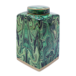 Ваза с малахитовым узором MALACHITE варинант исполнения - 2 | Loft Concept в Сочи