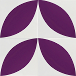 Дизайнерская плитка с узором Лепесток варинант исполнения - 1 | Loft Concept в Сочи