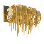 Бра с металлическими дугами и цепочками 33 см Atlantis Chain варинант исполнения - 7 | Loft Concept в Сочи