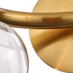 Бра с 2-мя стеклянными сферическими  плафонами Arco Wall Lamp варинант исполнения - 2 | Loft Concept в Сочи