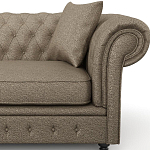 Мебельная ткань Шенилл коричневый цвет 138 см T4-21 варинант исполнения - 7 | Loft Concept в Сочи