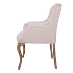 Кресло Mason Classical Armchair beige flax варинант исполнения - 1 | Loft Concept в Сочи
