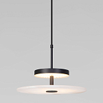 Светодиодный подвесной светильник черный с мраморным рассеивателем варинант исполнения - 2 | Loft Concept в Сочи