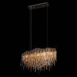 Люстра подвесная с металлическими цепочками и изогнутыми металлическими дугами 72 см Atlantis Chain варинант исполнения - 5 | Loft Concept в Сочи